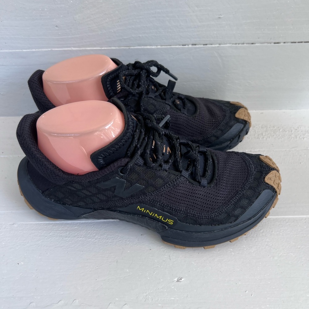 New Balance Women 7 Minimus Trail Black Great Plains WTM10LK1 - Picture 4 of 9